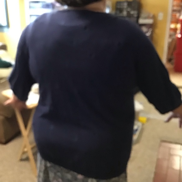 MAGGIE BARNS ESSENTIALS short sleeves cardigan sweater - Picture 7 of 10